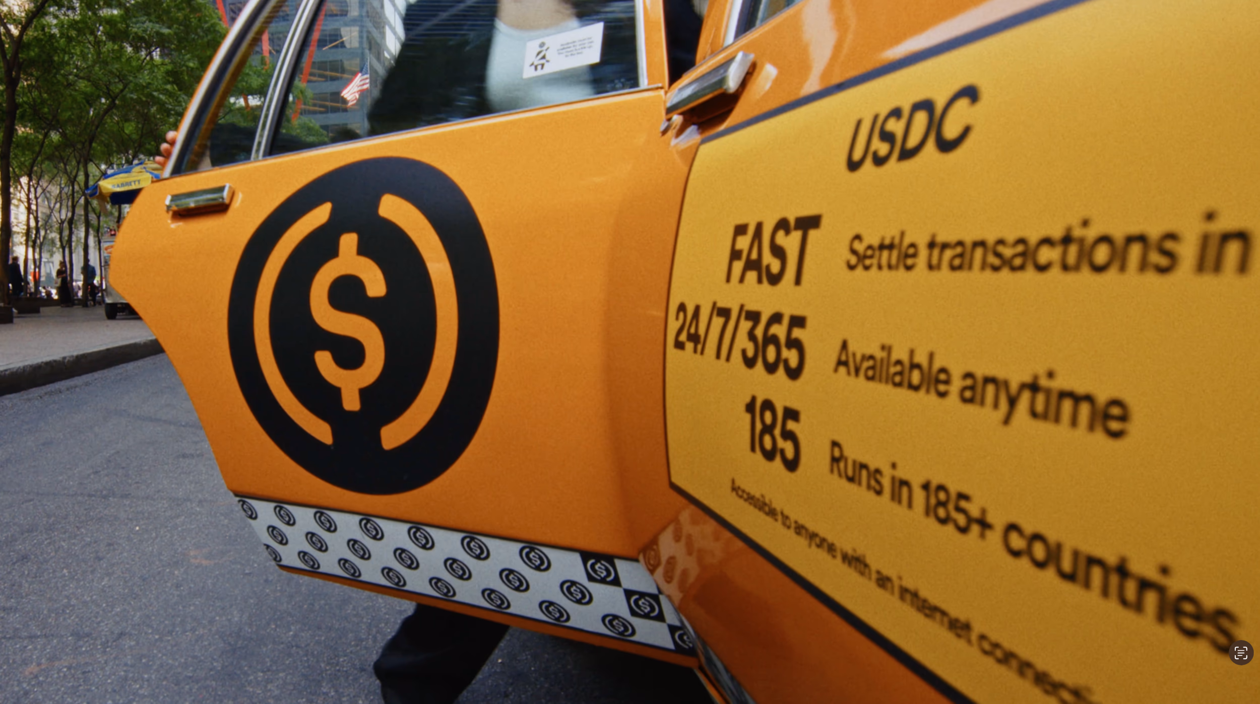 Circle — vintage NYC cab