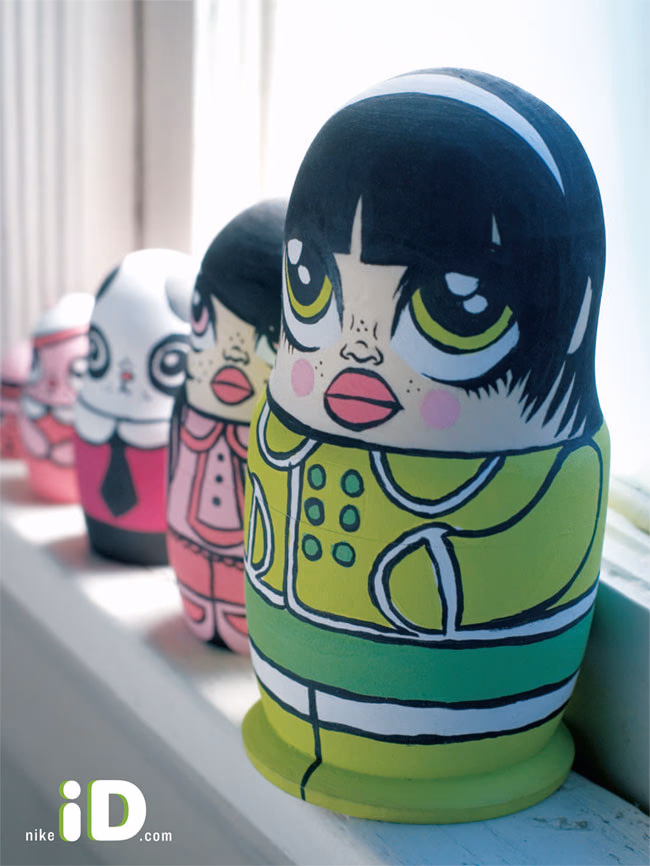 Nike ID campaign — dolls