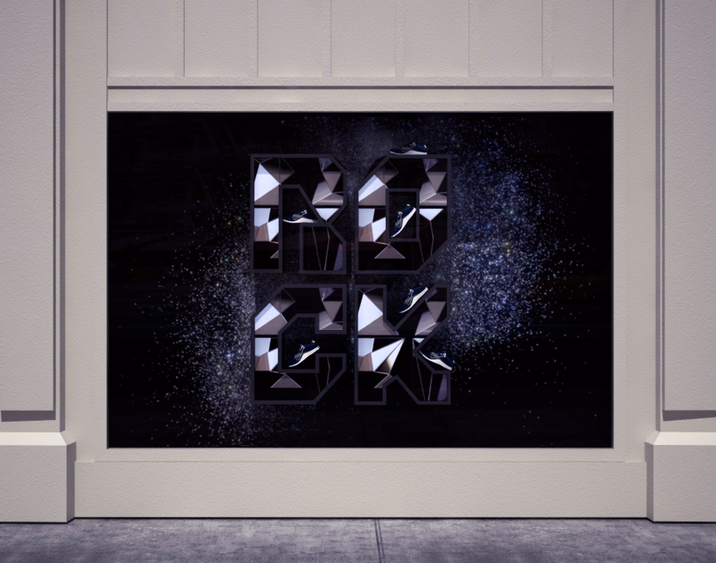 Rock Victorious — seasonal window concept