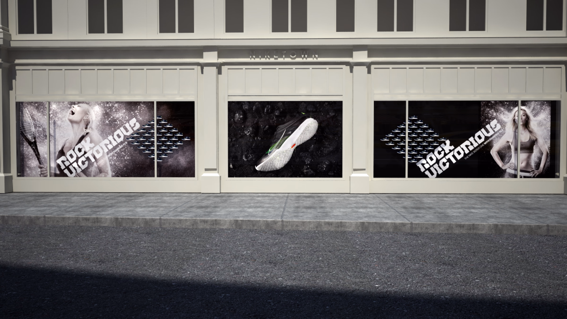Rock Victorious — window render