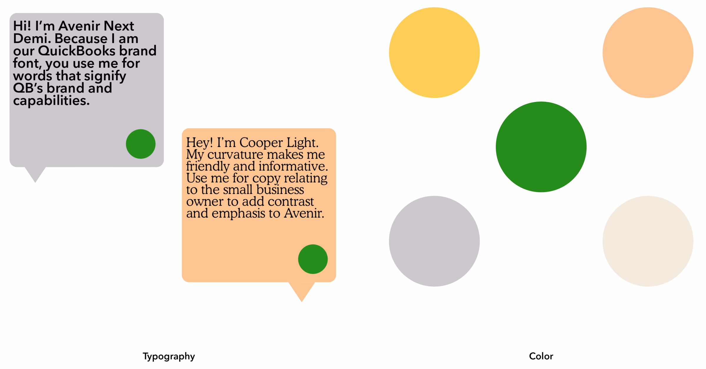 QuickBooks social visual language overview