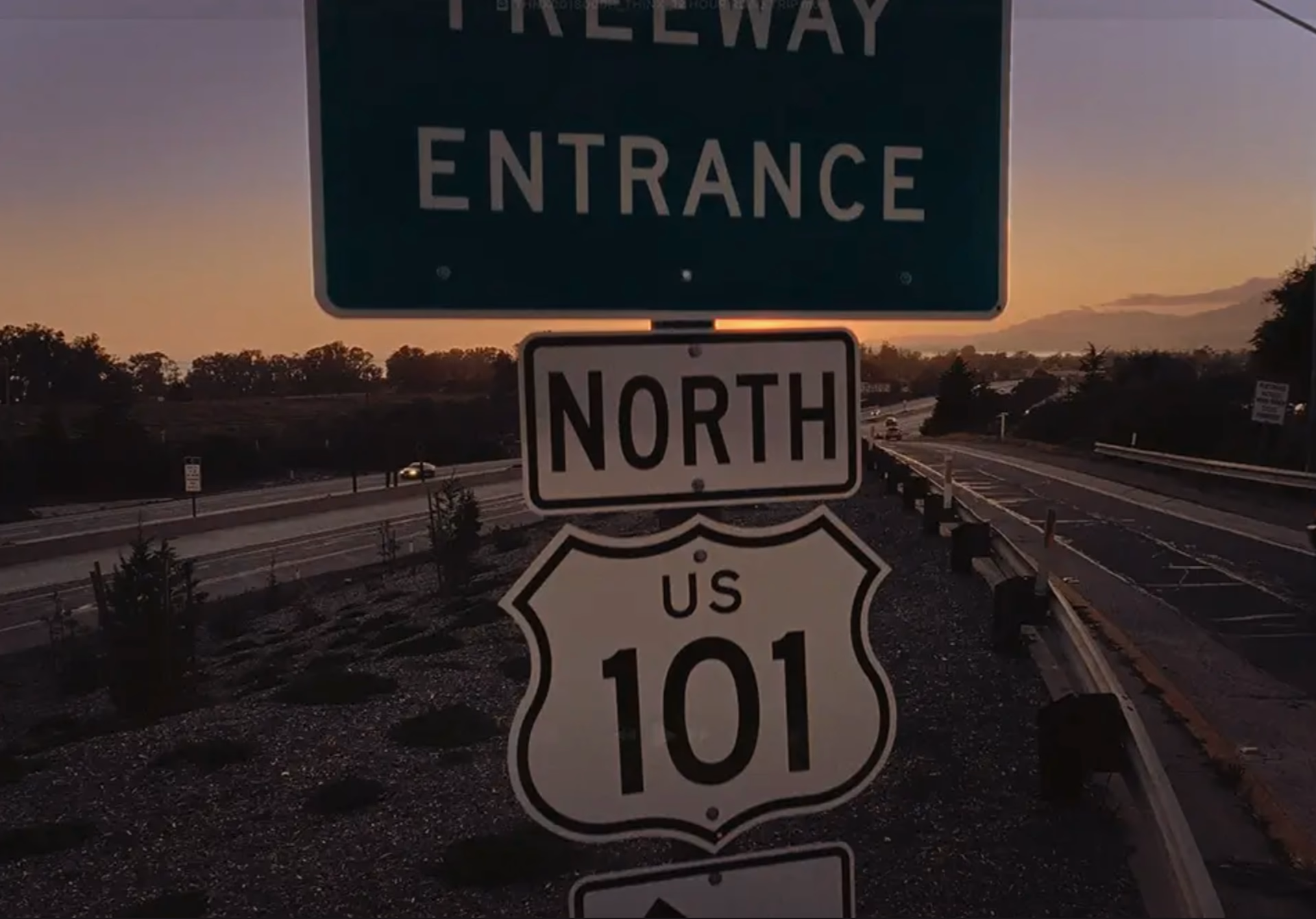 THINX 12 HR — freeway sign still